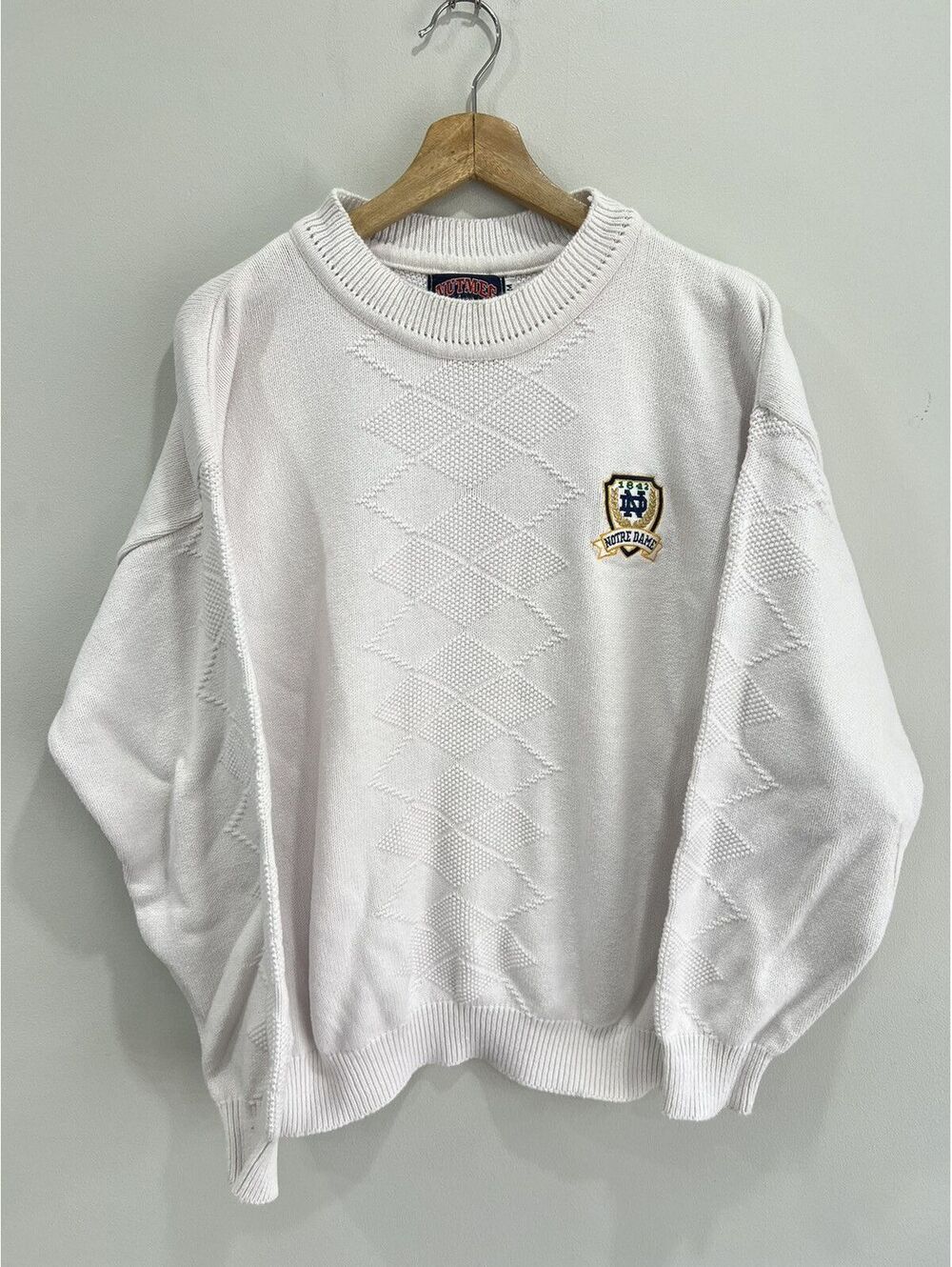 Vintage Notre Dame Knit Sweater sweatshirt